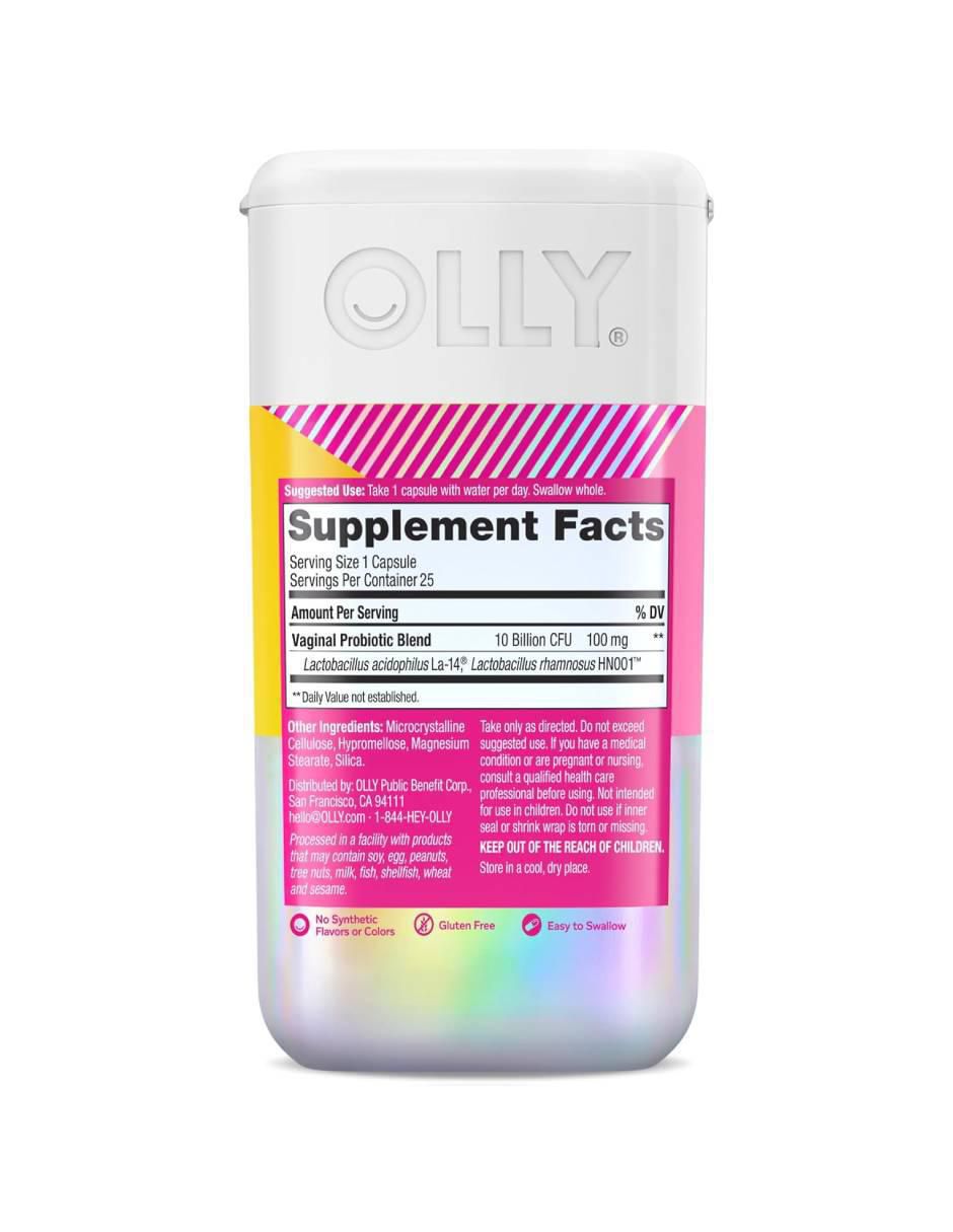 Happy Hoo-Ha Olly con probióticos de 25 cápsulas 2