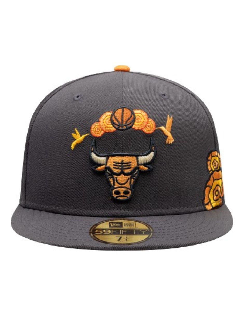 Gorra visera plana cerrada para básquetbol Day of The Dead Chicago Bulls unisex 2