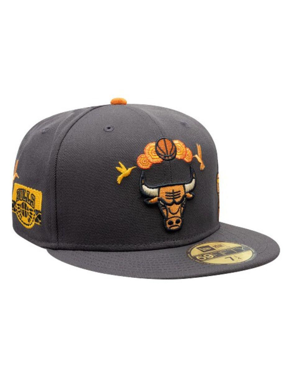 Gorra visera plana cerrada para básquetbol Day of The Dead Chicago Bulls unisex 3