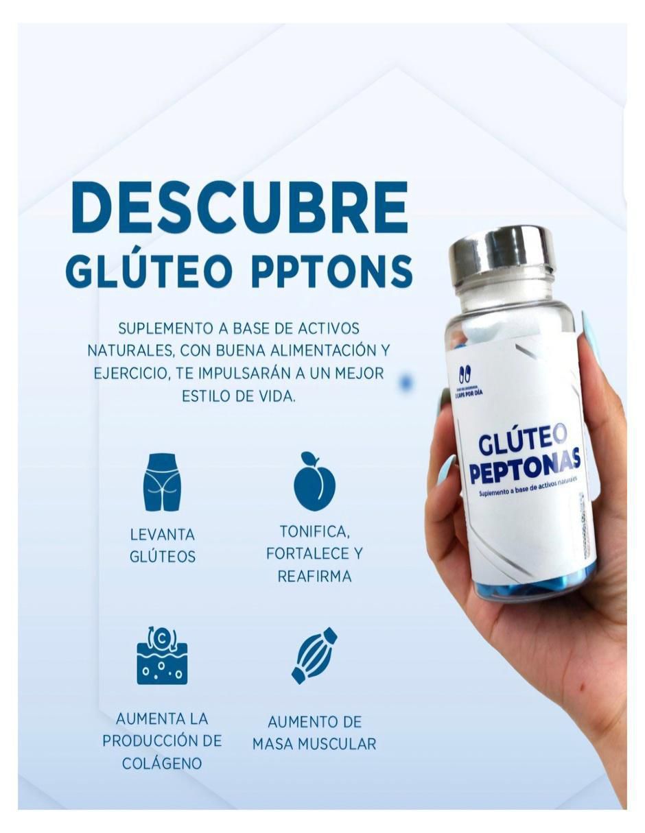 Set de suplementos alimenticios Glúteo peptonas + Reductor Abdominal con multivitaminico 2