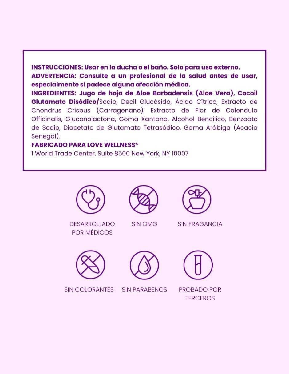 Limpiador íntimo femenino pH balanceado con Aloe Vera y caléndula 148 ml 4