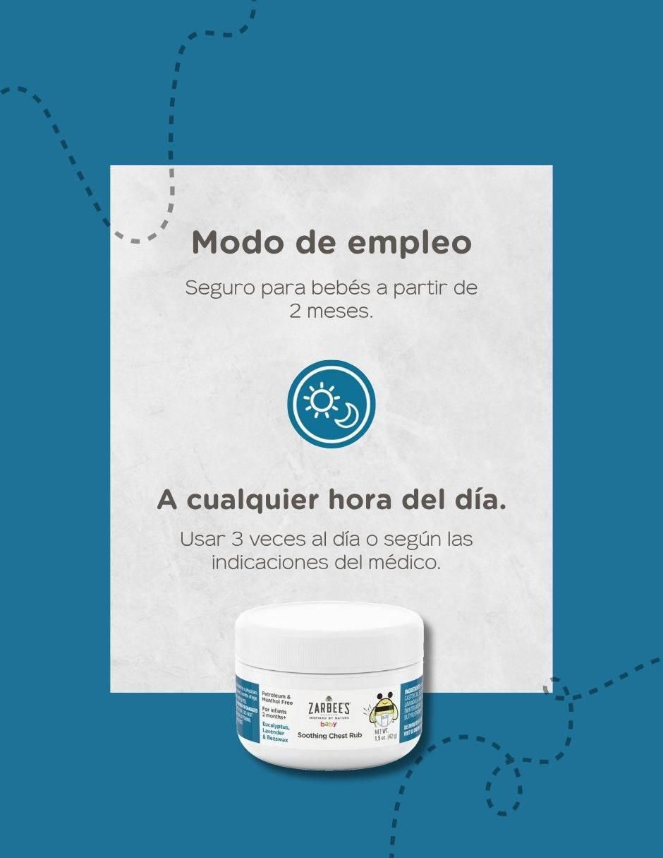 Bálsamo calmante para el pecho con eucalipto sin sabor de 42 g 2