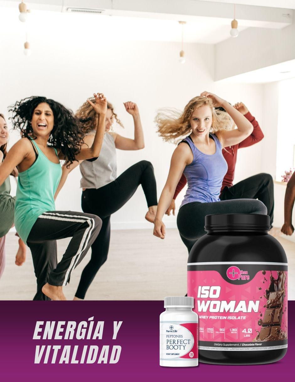 Kit de suplementos alimenticios Iso Woman + Peptonas 6