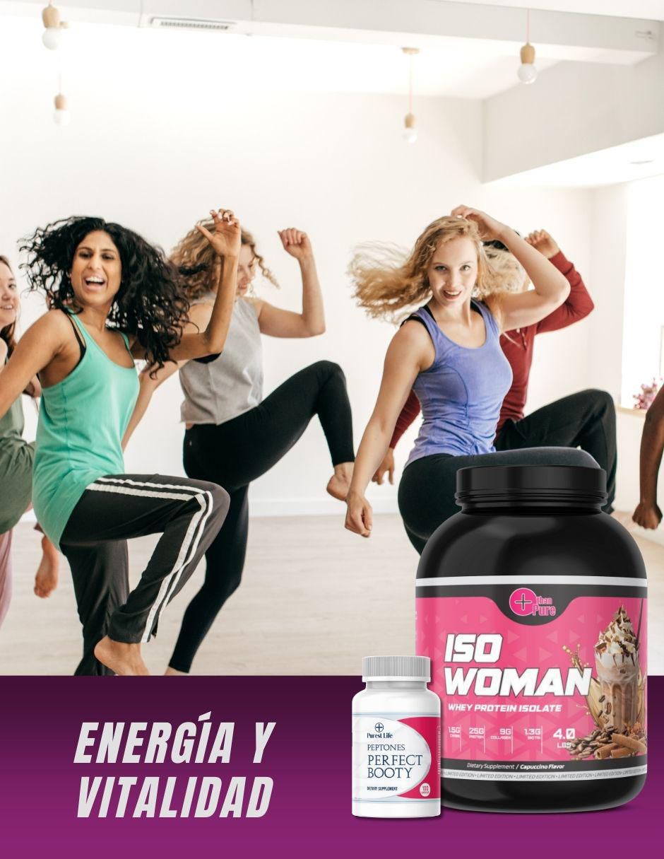 Iso Woman+Peptonas con colágeno sabor capuccino de 2.2 kg 5