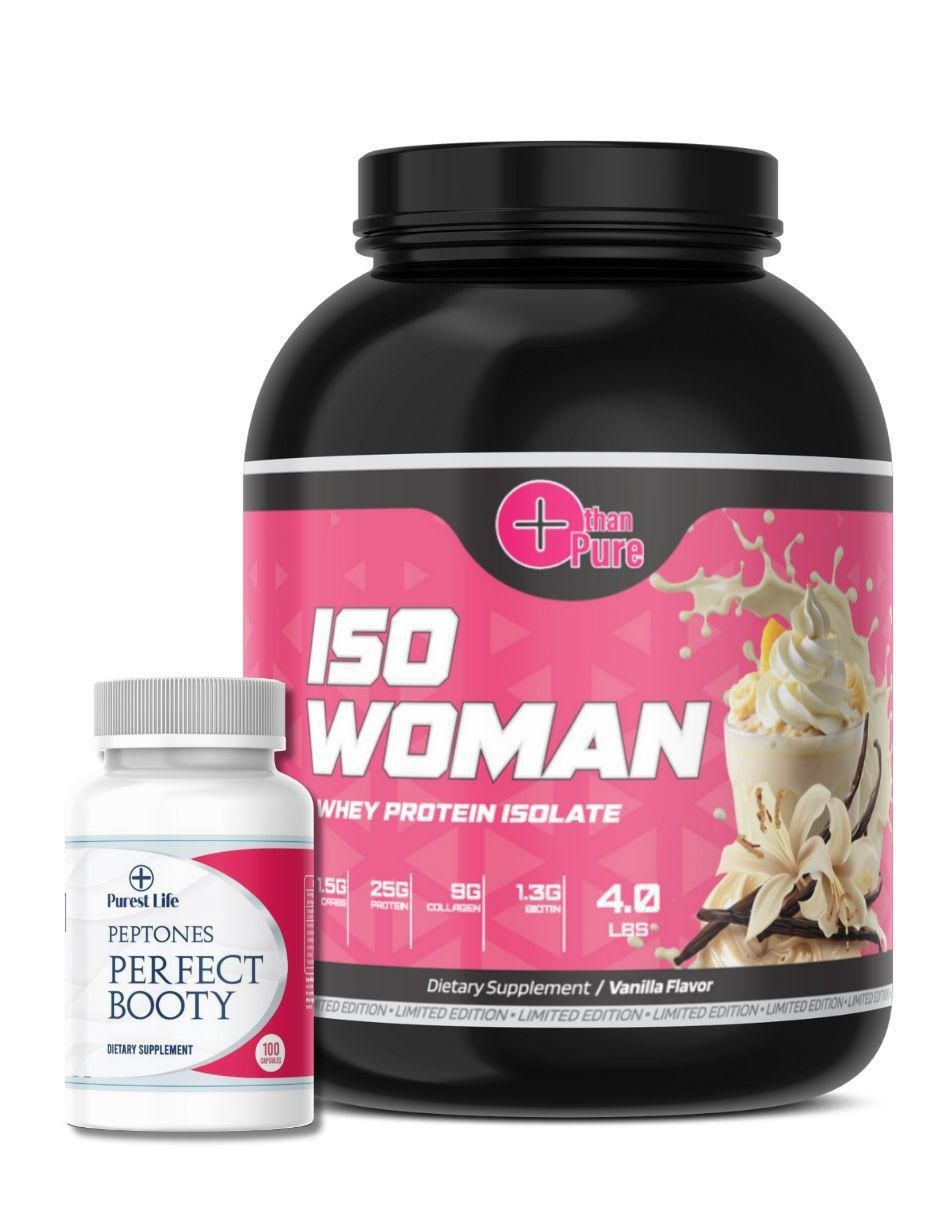 Iso Woman+Peptonas con colágeno sabor vainilla de 2.2 kg Iso Woman+Peptonas con colágeno sabor vainilla de 2.2 kg