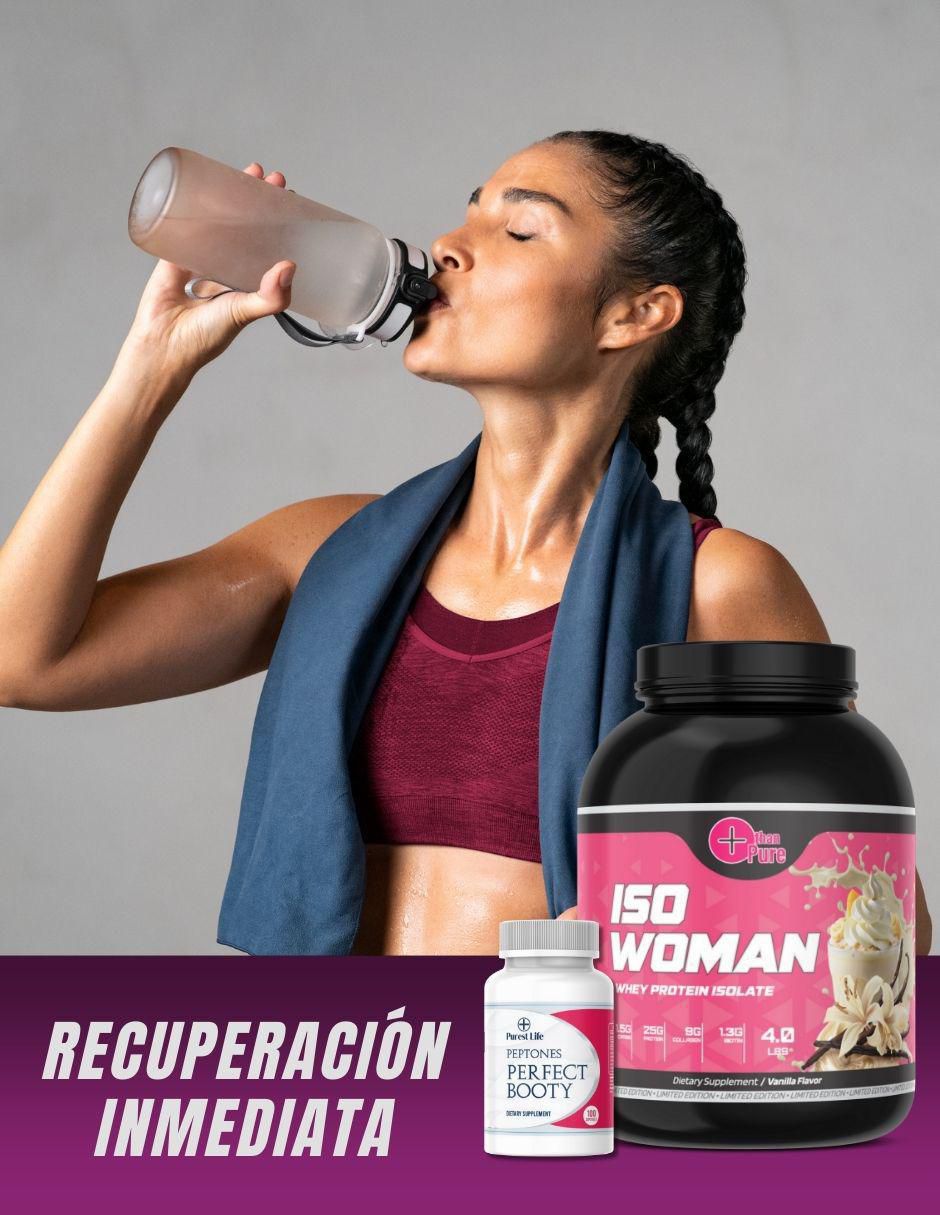 Iso Woman+Peptonas con colágeno sabor vainilla de 2.2 kg 4