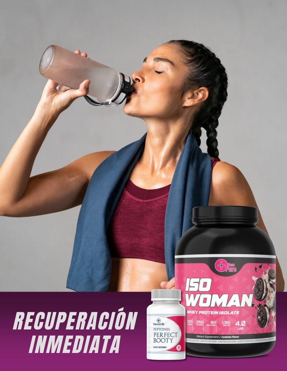 Iso Woman+Peptonas con colágeno sabor galleta de 2.2 kg 4