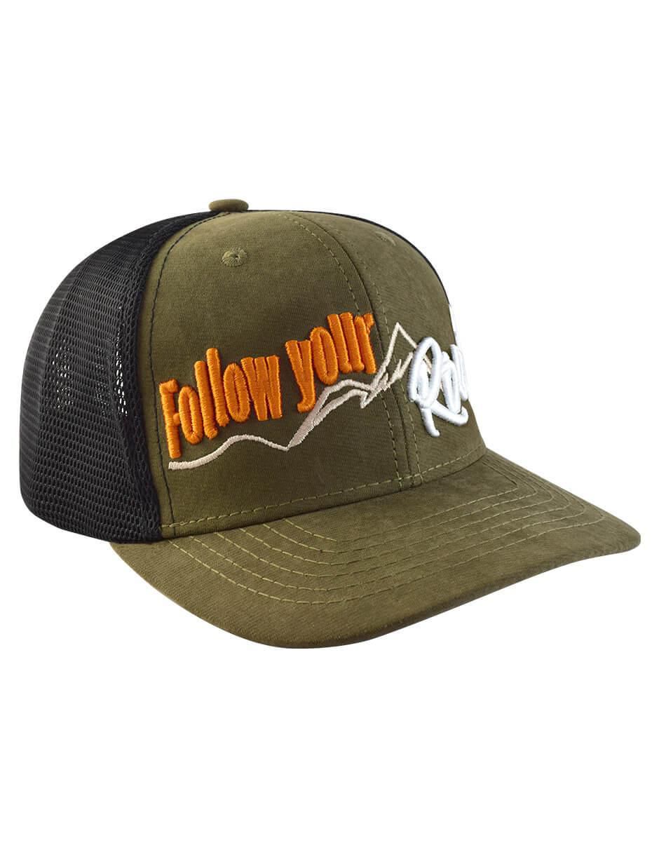 Gorra visera curva snapback casual Follow Your Road para hombre 2