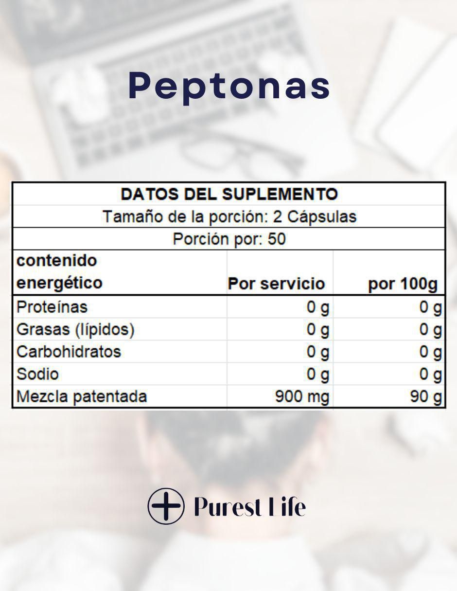Set de suplementos alimenticios Creatina + Peptonas 6