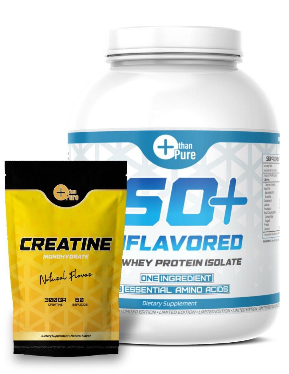 Kit ISO+Pura + Creatina More Than Pure con Protena Whey y Creatina  Monohidratada | Suburbia