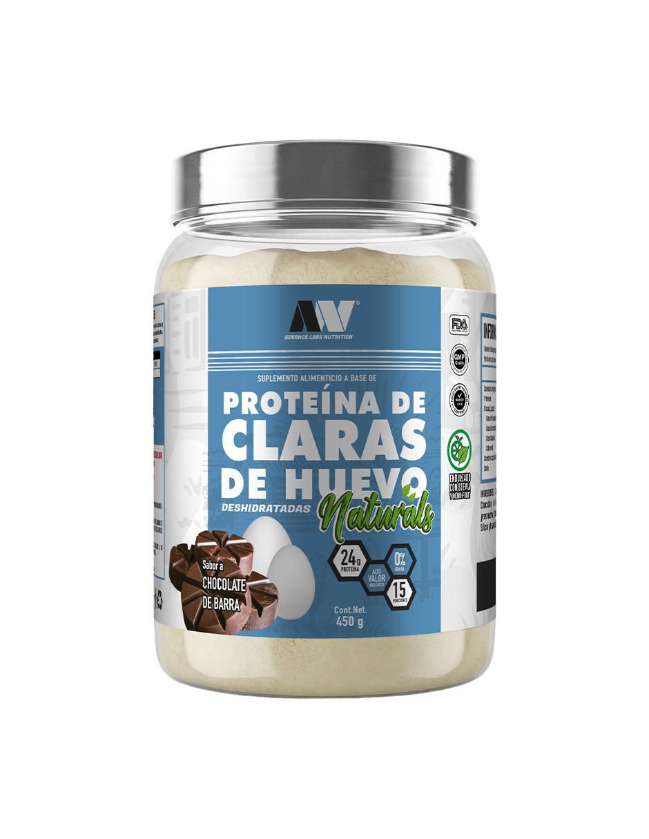 Proteína de claras de huevo Naturals sabor chocolate de 450 g Proteína de claras de huevo Naturals sabor chocolate de 450 g