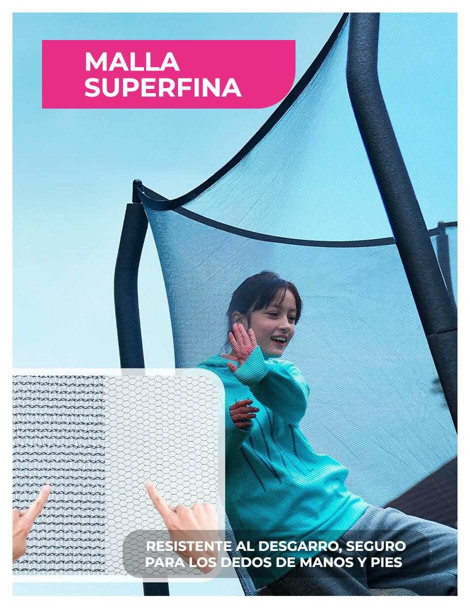 Trampolín level kids trampolin rectangular 10ft