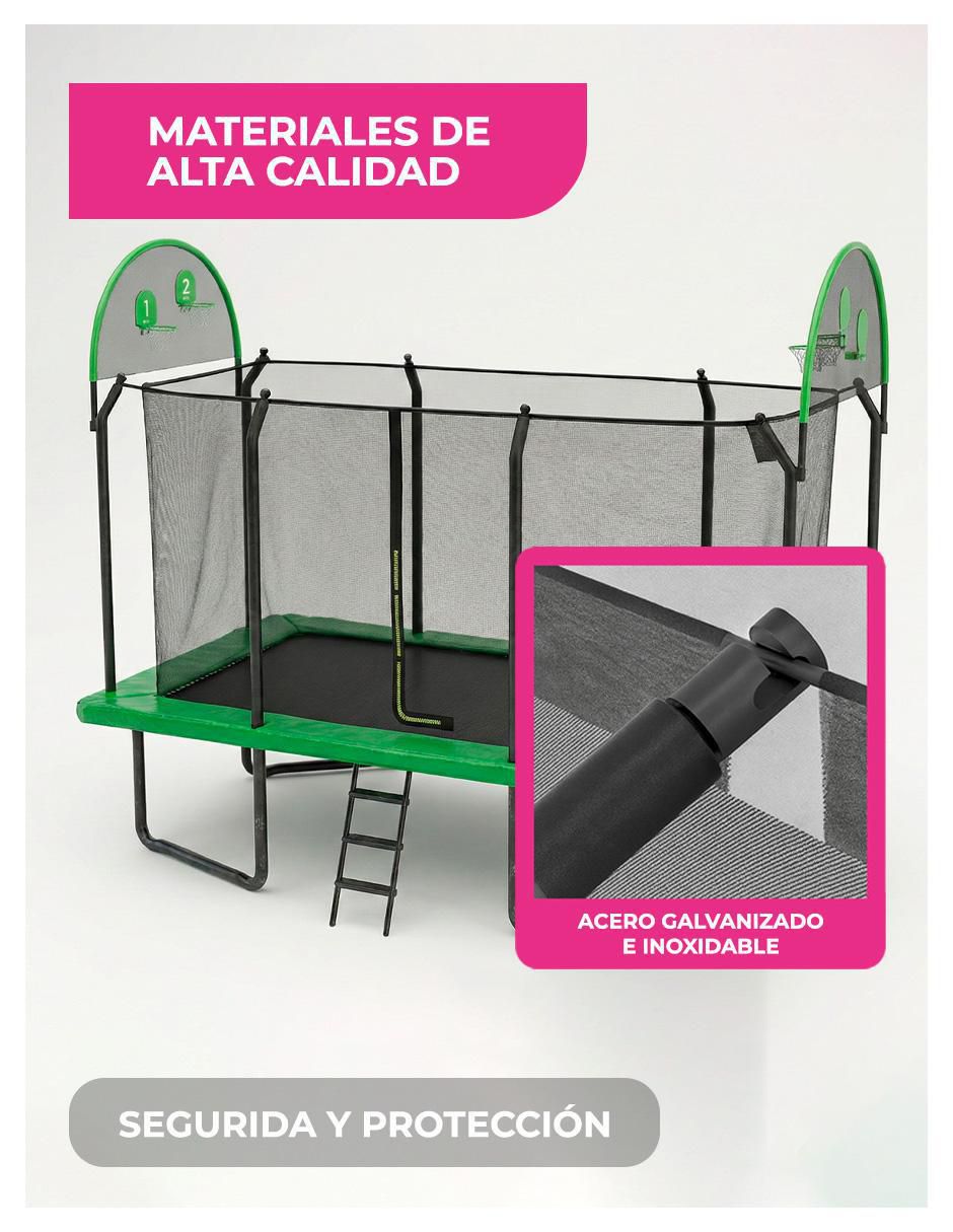 Trampolín Rectangular 10ft 6
