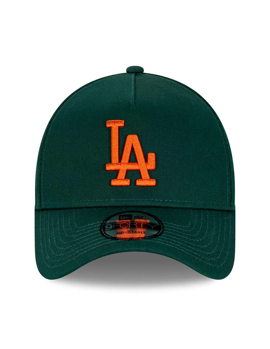 Gorra visera curva snapback para béisbol Copper Green Los Angeles Dodgers para adulto 4