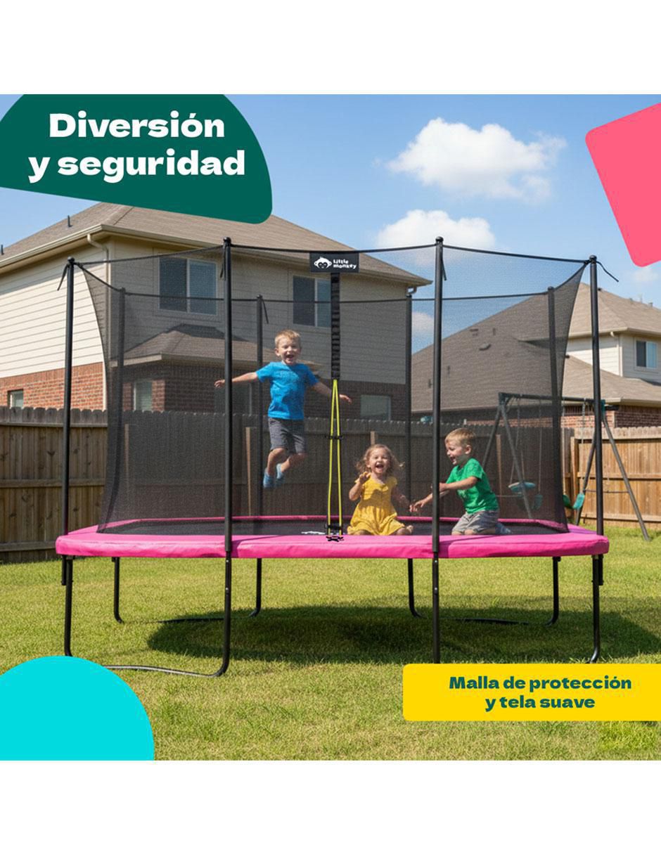 Trampolín Rectangular 10 FT Little Monkey 3