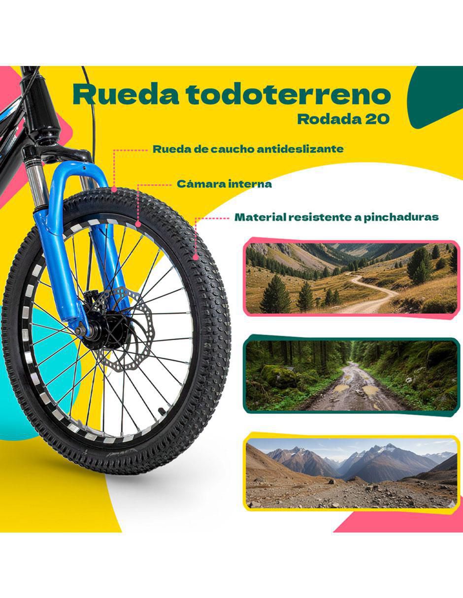 Bicicleta urbana rodada 20 unisex 2