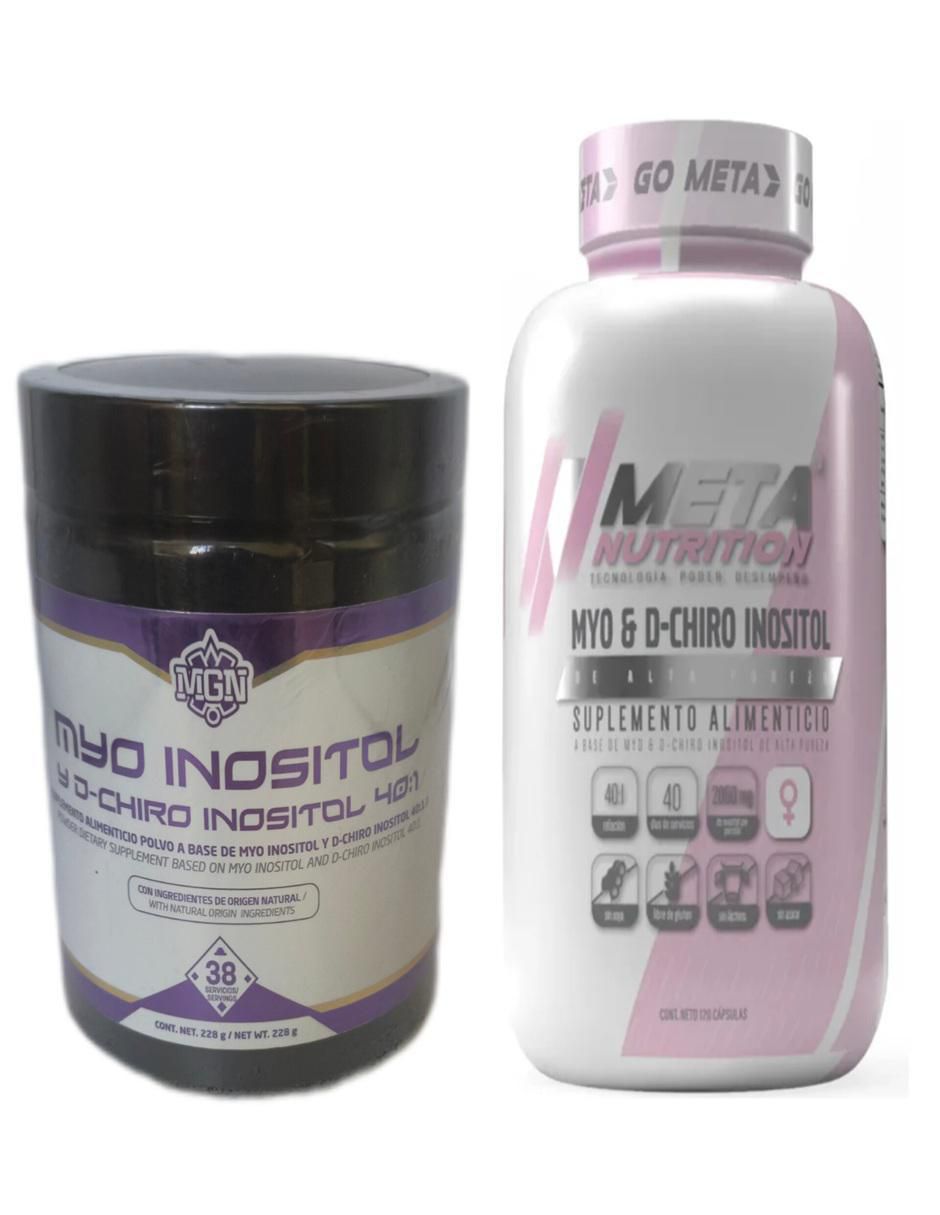 Kit de suplementos alimienticios Myo & D-Chiro Inositol con multivitaminico Kit de suplementos alimienticios Myo & D-Chiro Inositol con multivitaminico