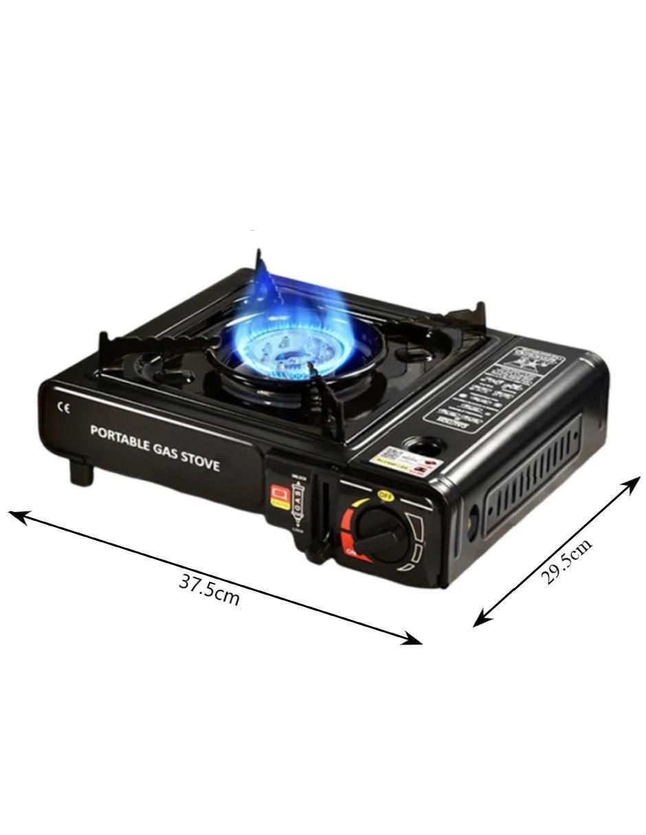 Parrilla de gas Camping portátil JD36 de acero inoxidable 2