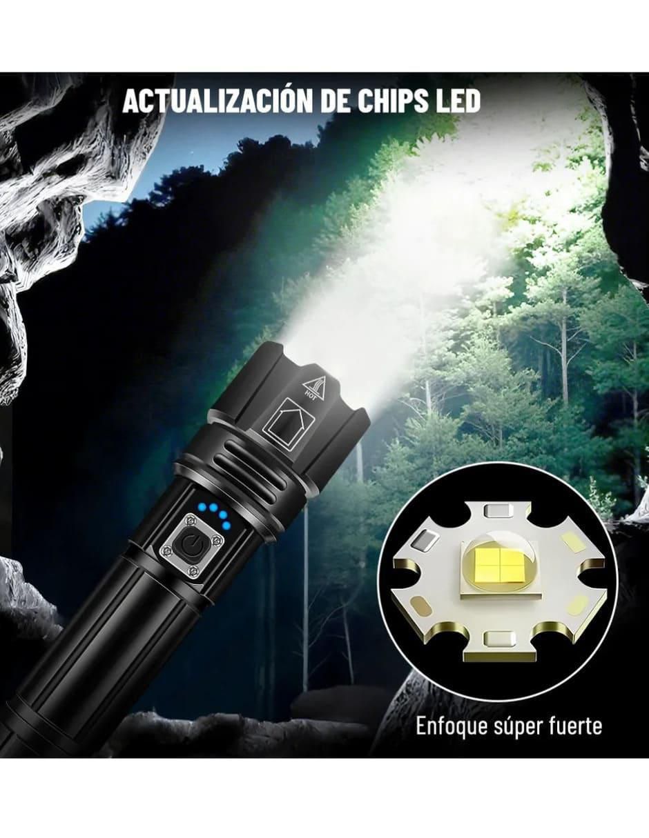 Linterna de mano LED recargable 2