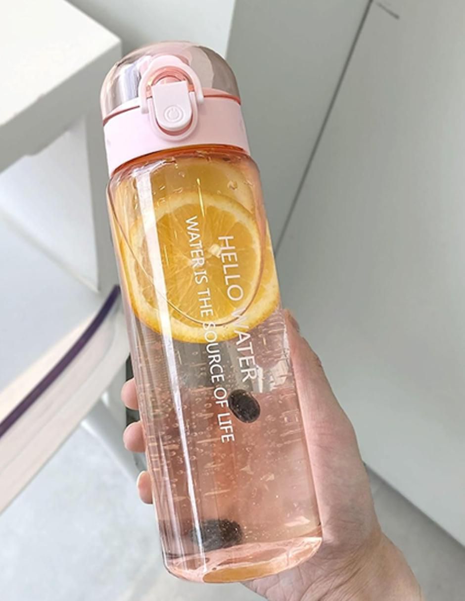 Botella hidratación con tapa a prueba de derrame 750 ml 6