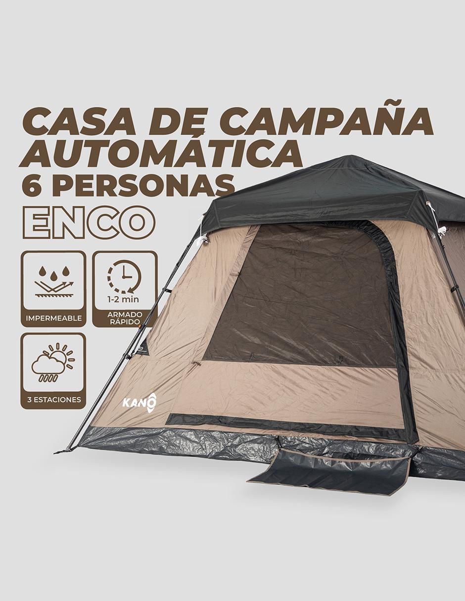 Casa de campaña para 6 personas 2
