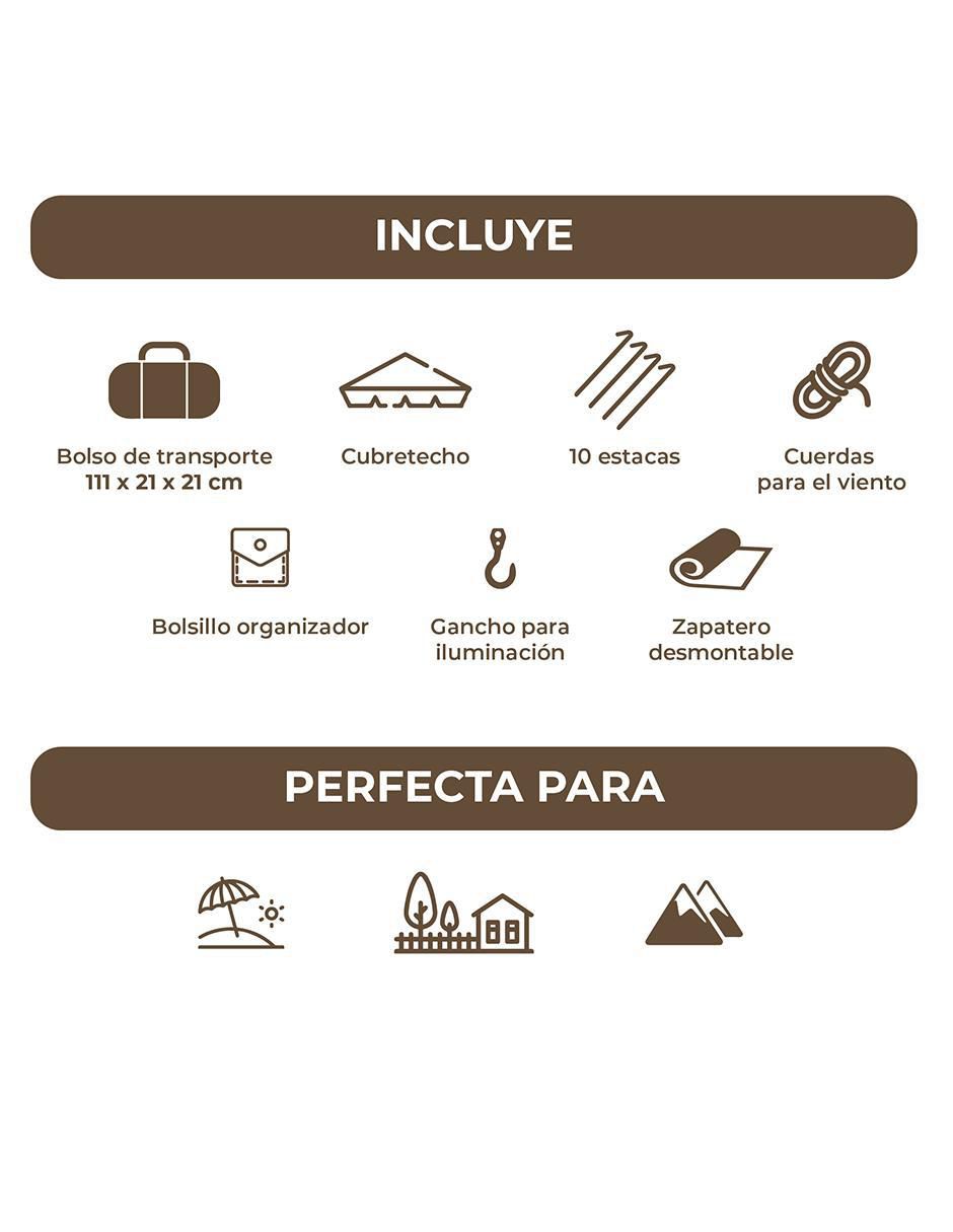 Casa de campaña para 6 personas 6