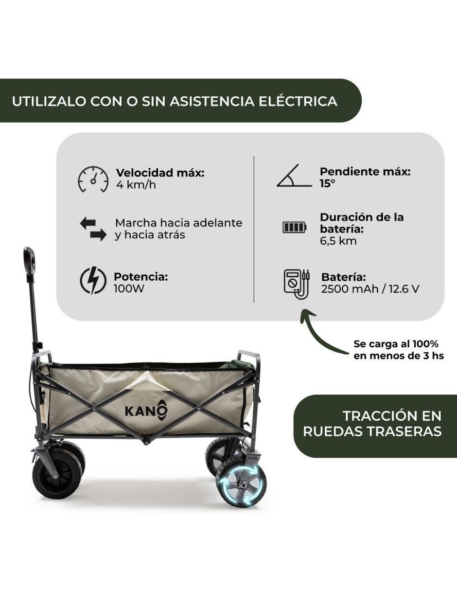 Carrito vagón plegable  con capacidad de 100 kg 4