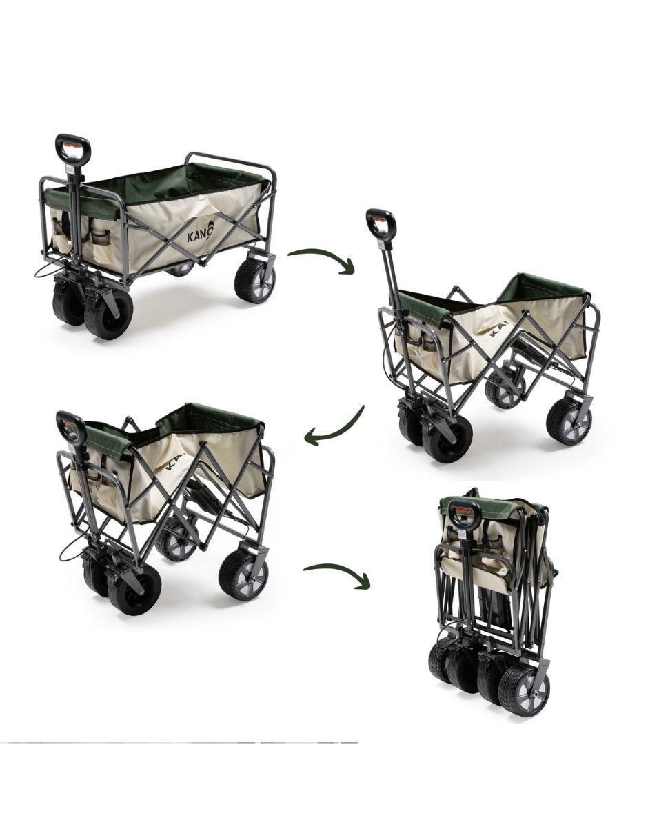 Carrito vagón plegable  con capacidad de 100 kg 7