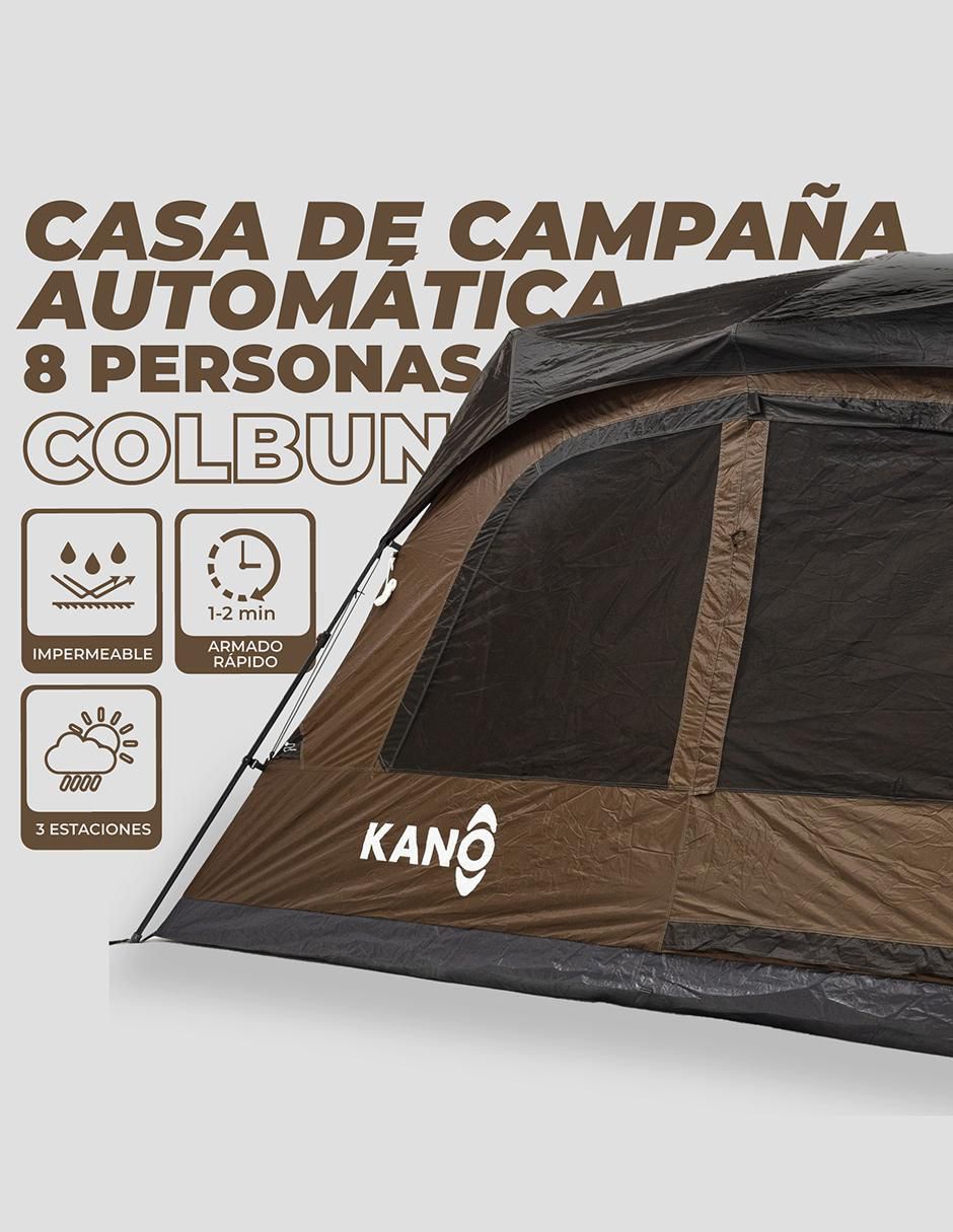 Casa de campaña para 8 personas 2