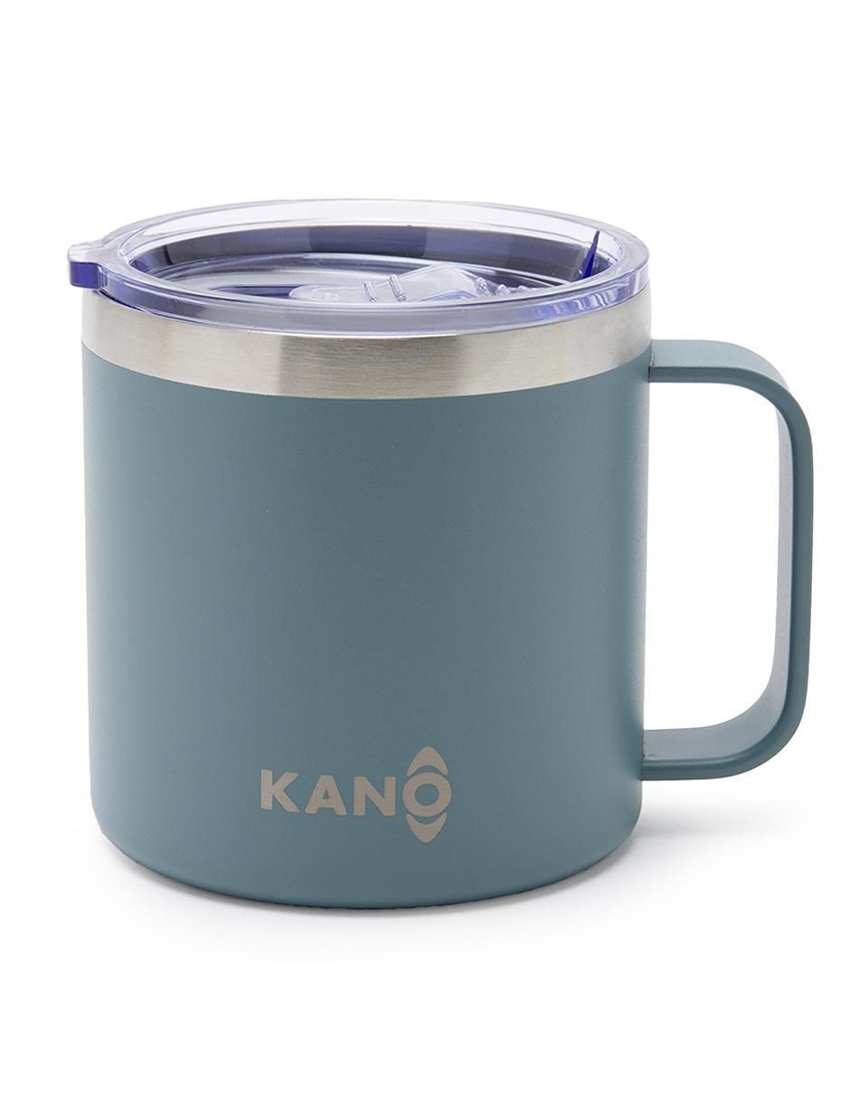 Taza térmica de acero inoxidable 400 ml con tapa a presión