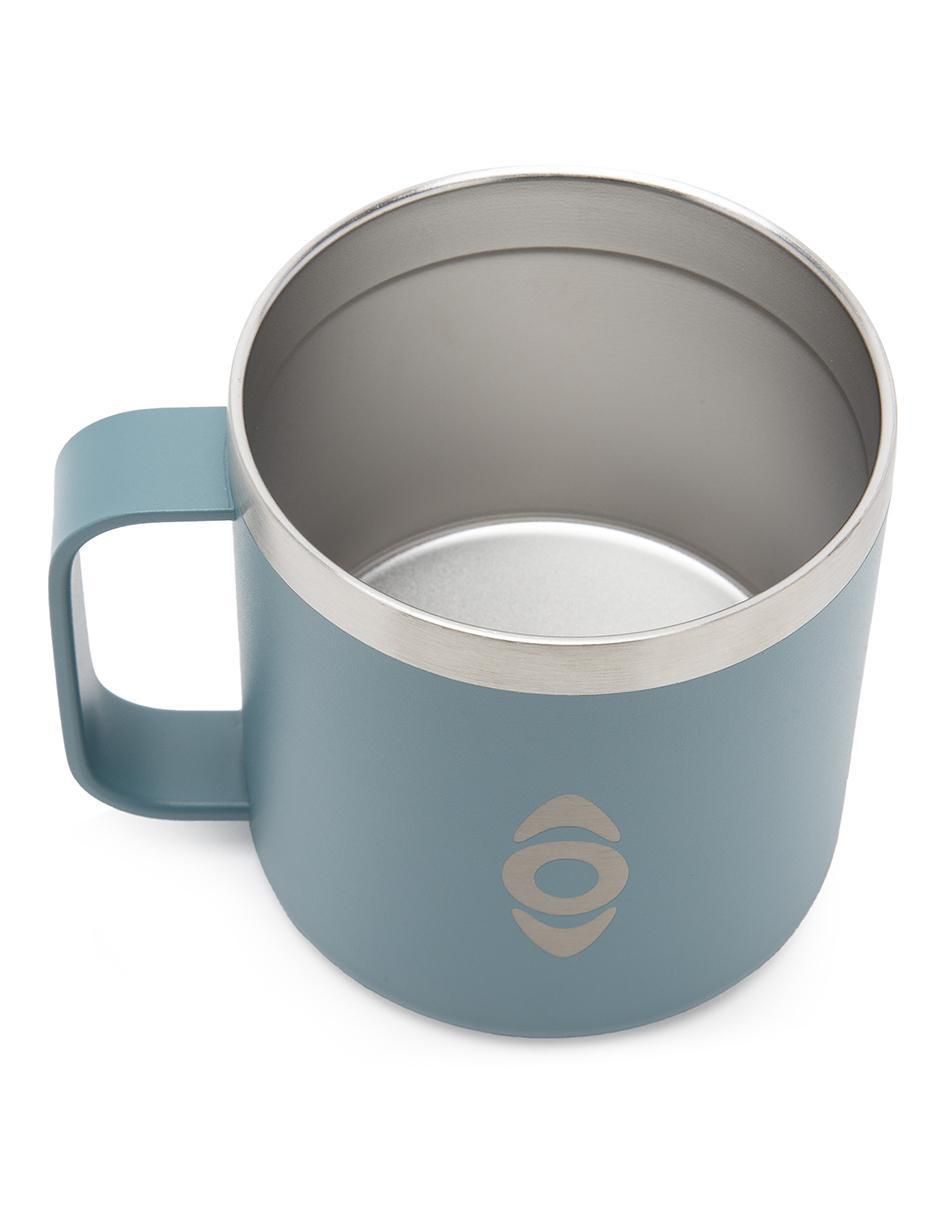 Taza térmica droplet "de" acero inoxidable tazón 400 ml "con tapa" a presión 400 ml