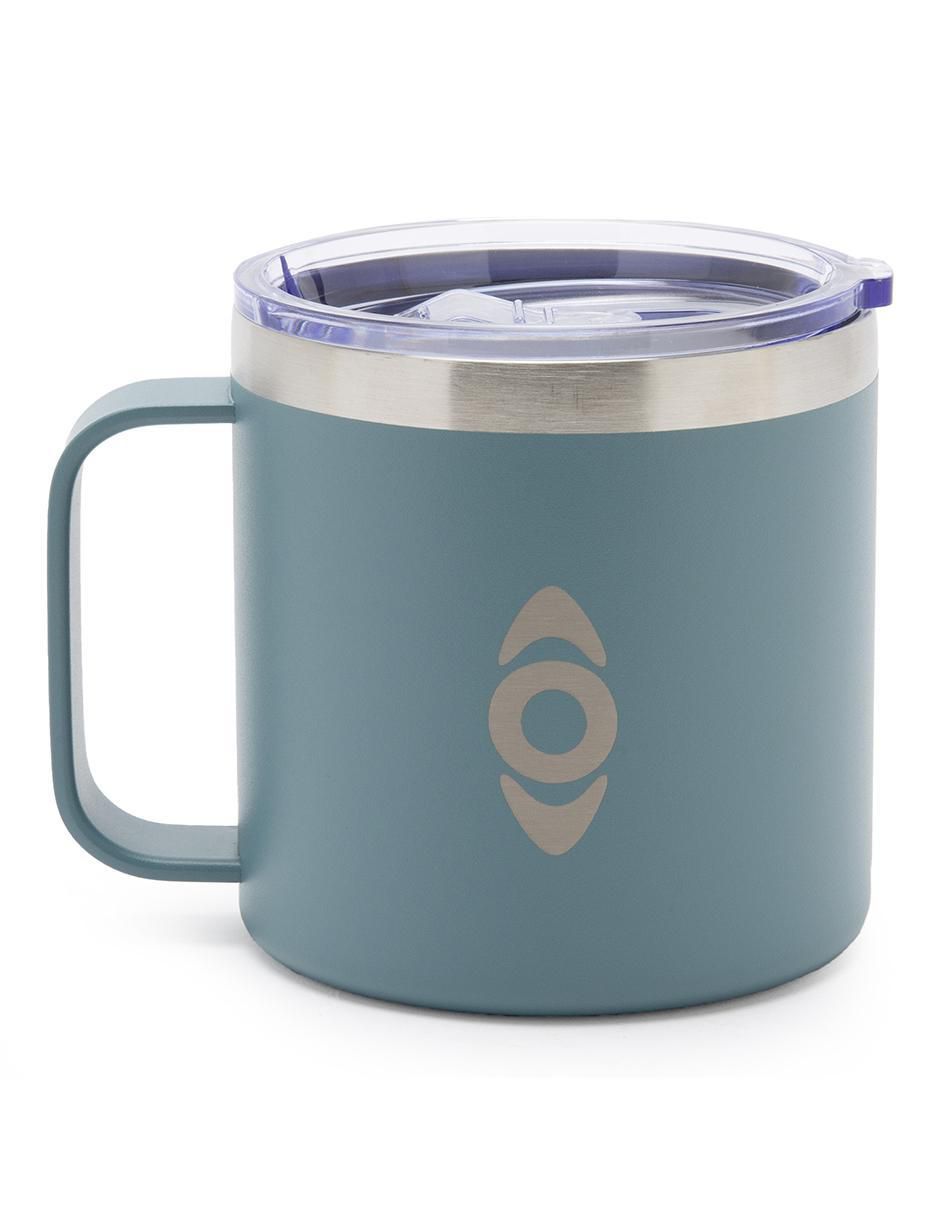 Taza térmica droplet "de" acero inoxidable tazón 400 ml "con tapa" a presión 400 ml