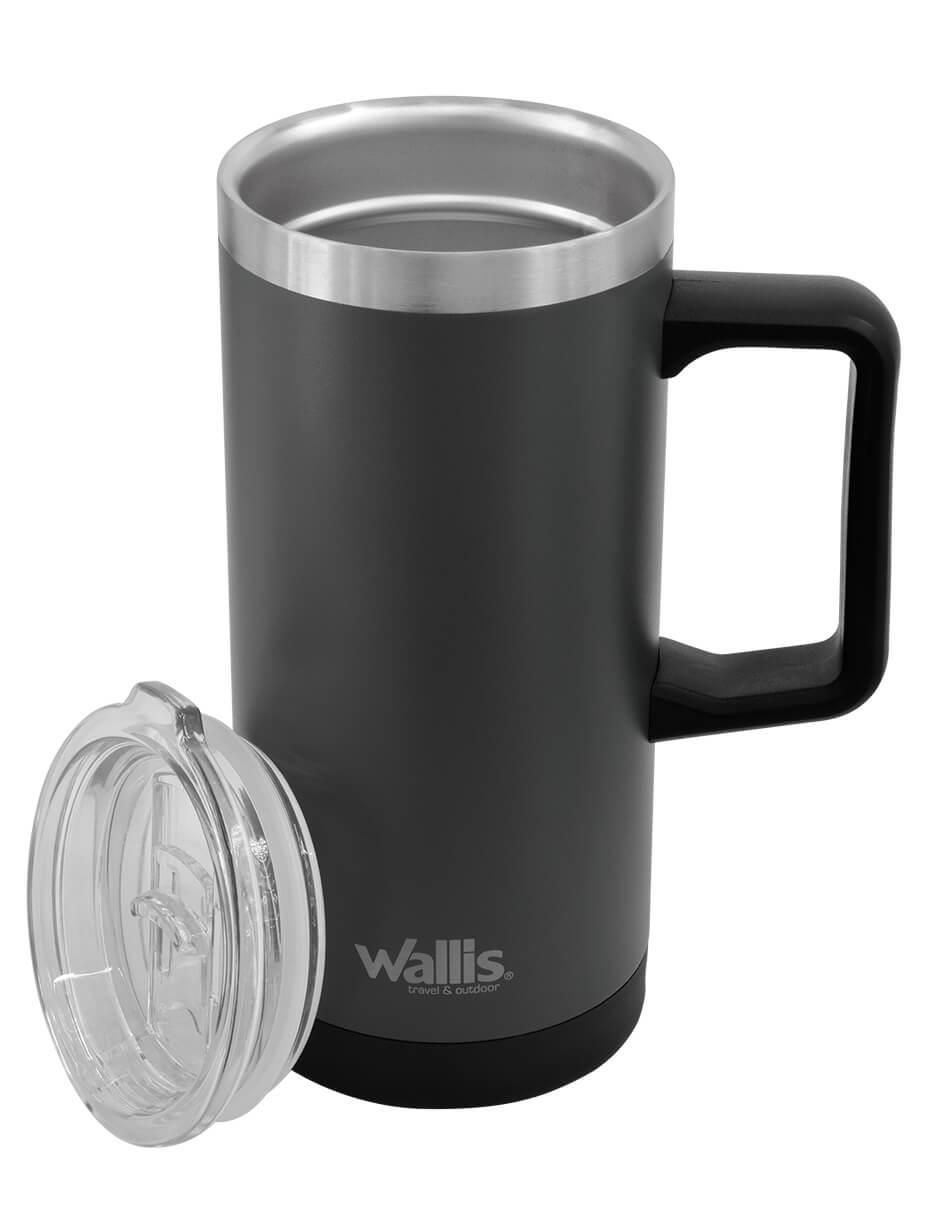 Taza térmica de acero inoxidable con tapa a presión 4