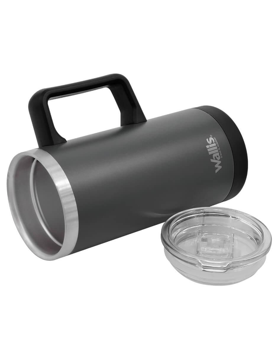 Taza térmica de acero inoxidable con tapa a presión 5