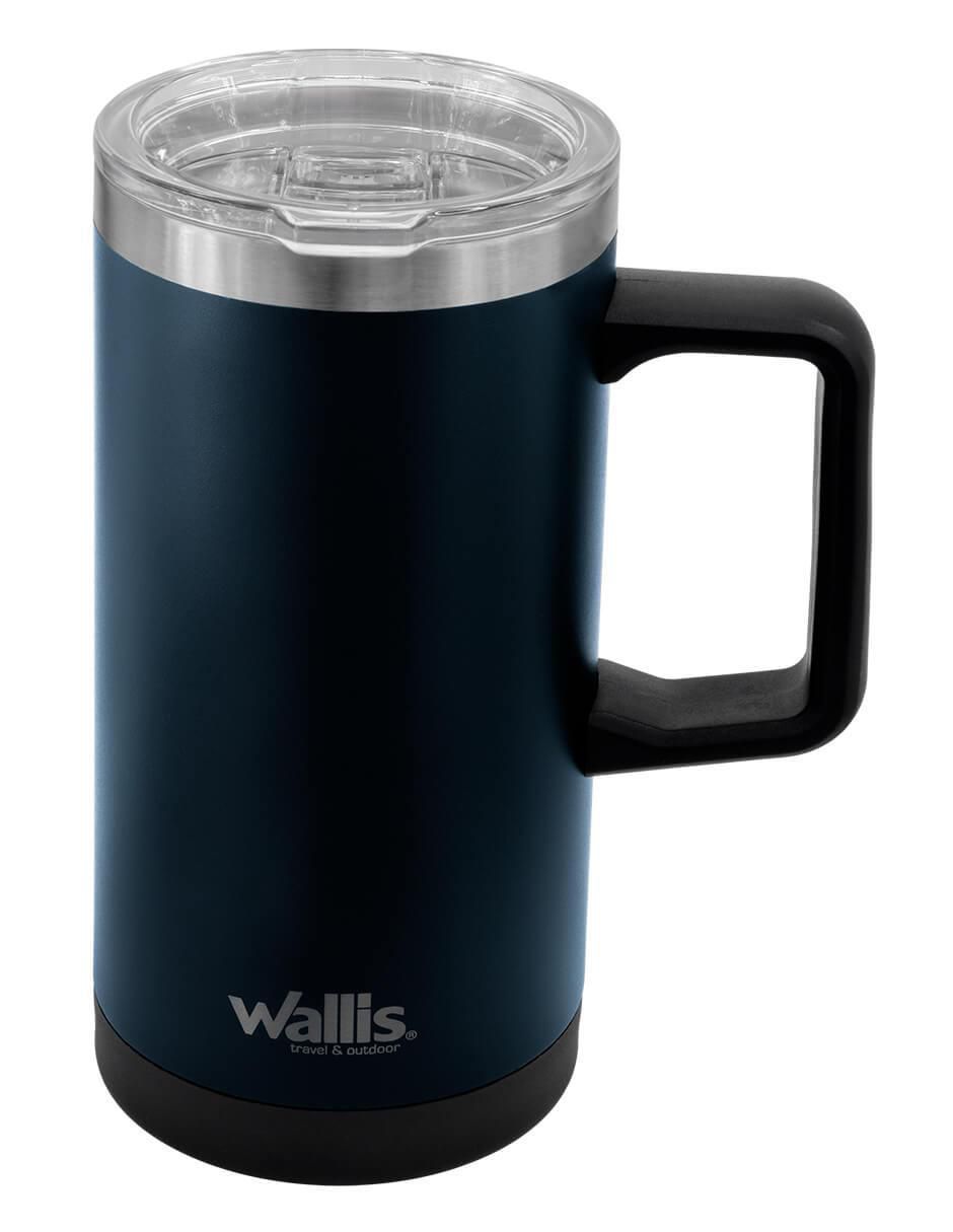 Taza térmica wallis "de" acero inoxidable sin familia "con tapa" a presión sin tamaño