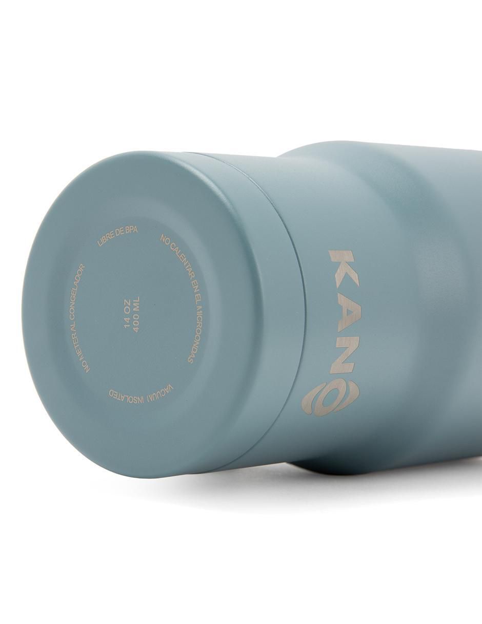 Termo de acero inoxidable 400 ml con tapa a presión 6