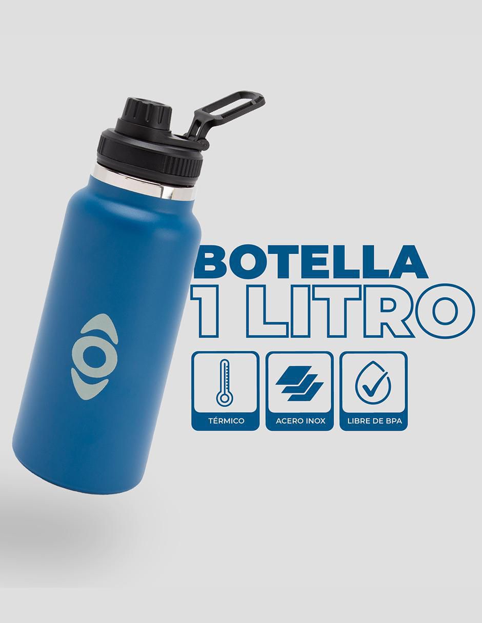 Termo de acero inoxidable con tapa rosca 1 L 3