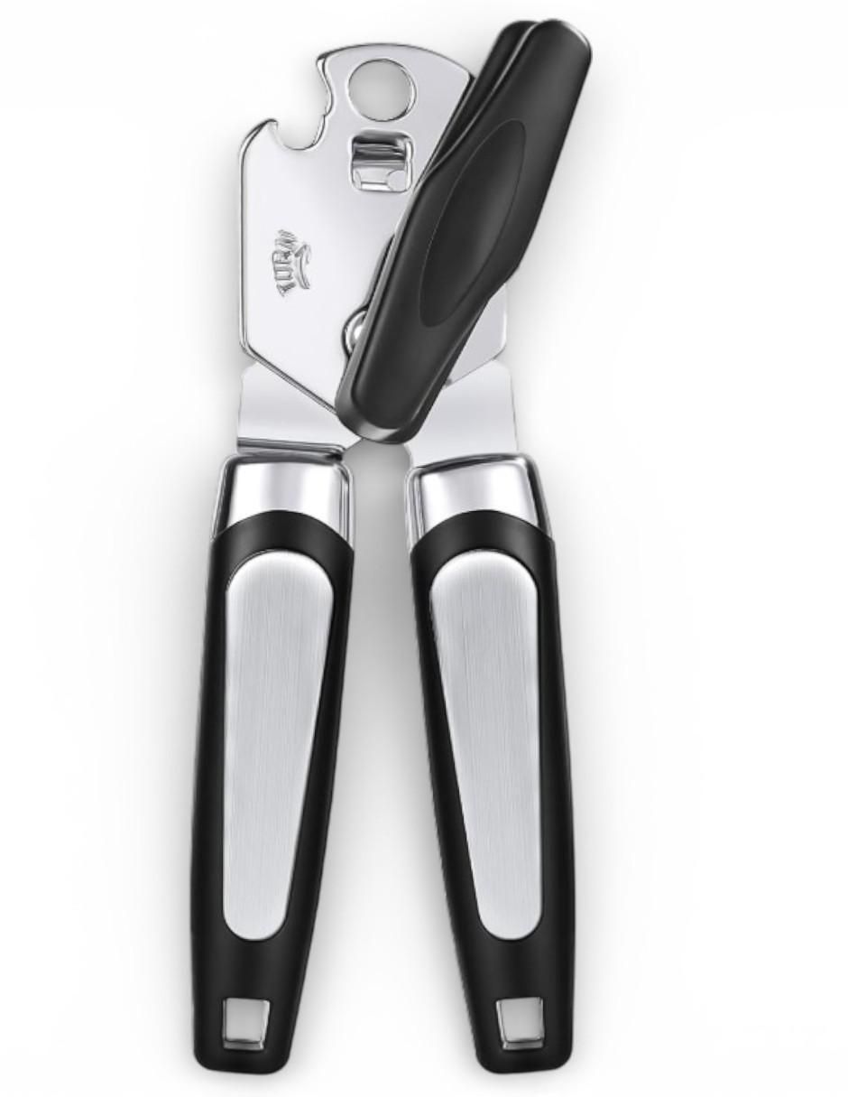 Abrelatas manual de acero inoxidable