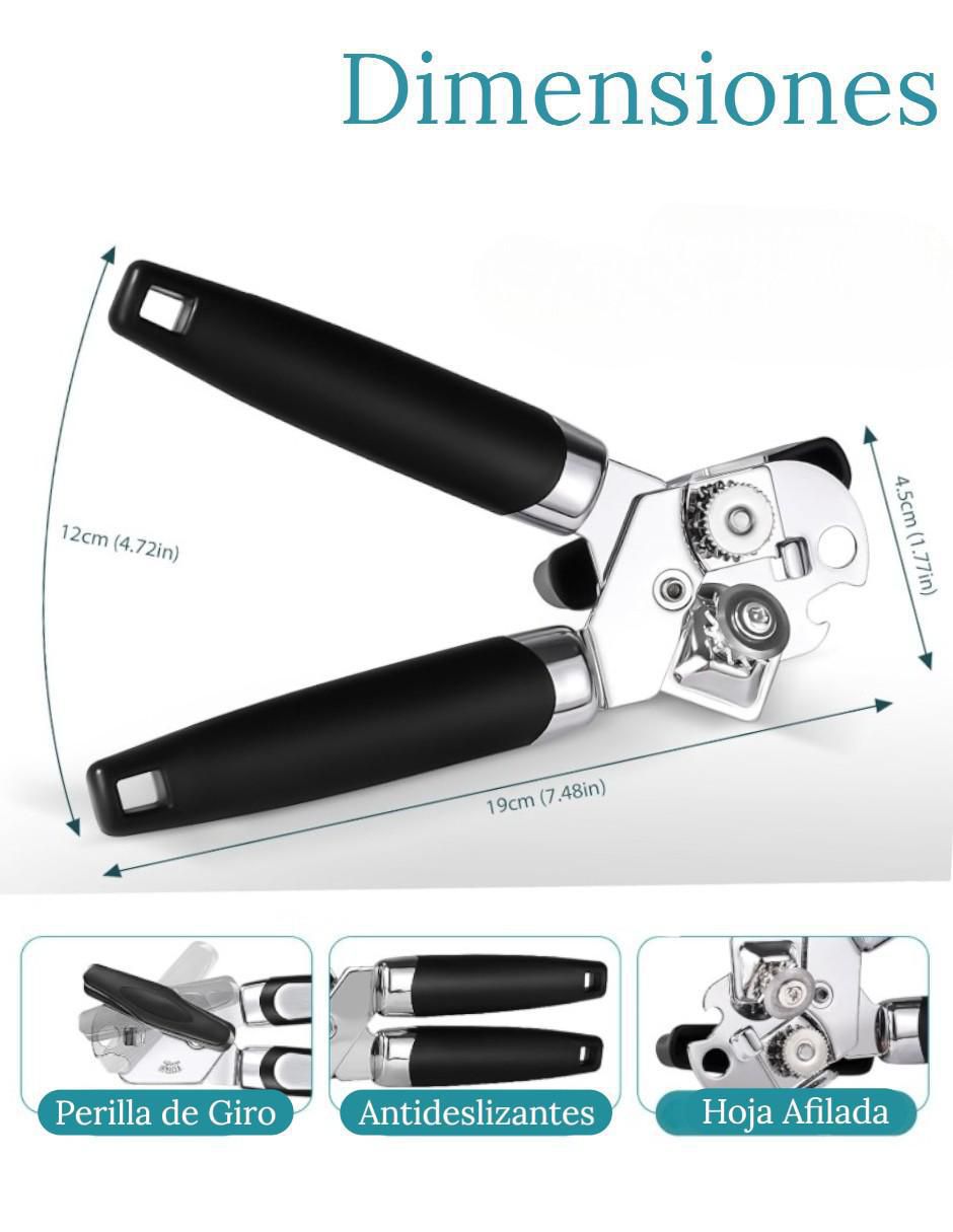 Abrelatas manual de acero inoxidable 5
