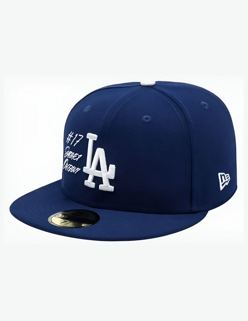 Gorra visera plana cerrada para béisbol 5950 MLB Script Los Angeles Dodgers unisex 2