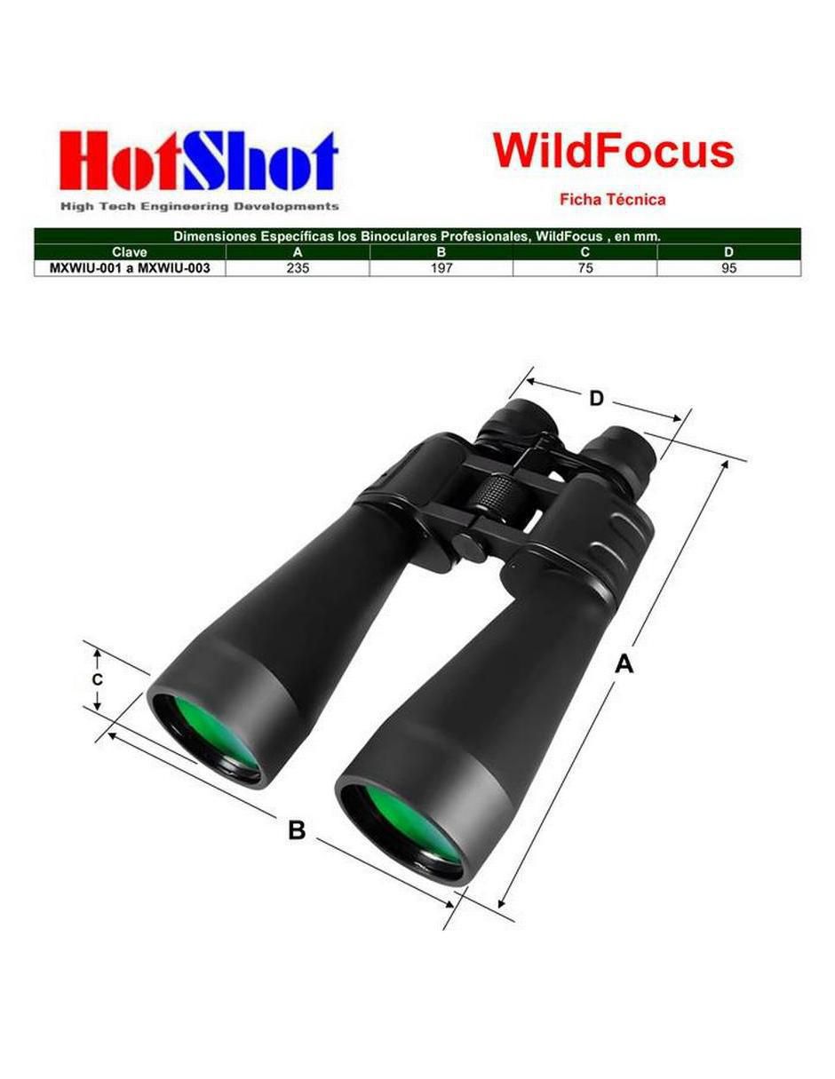 Binoculares refractor modelo WildFocus 3