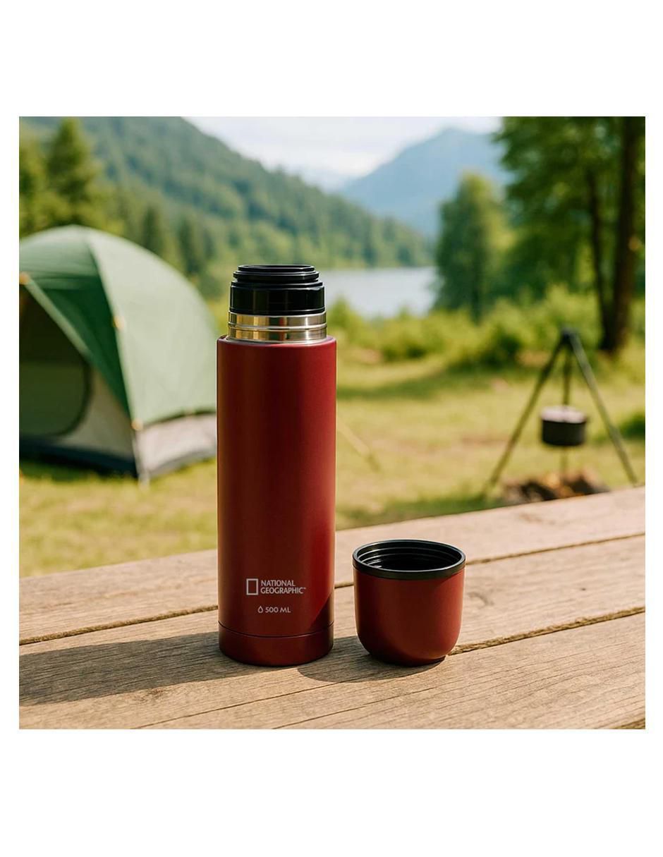 Termo de acero inoxidable con tapa rosca 500 ml 2