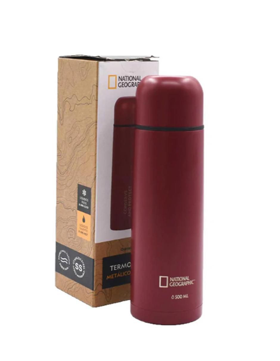 Termo de acero inoxidable con tapa rosca 500 ml 9