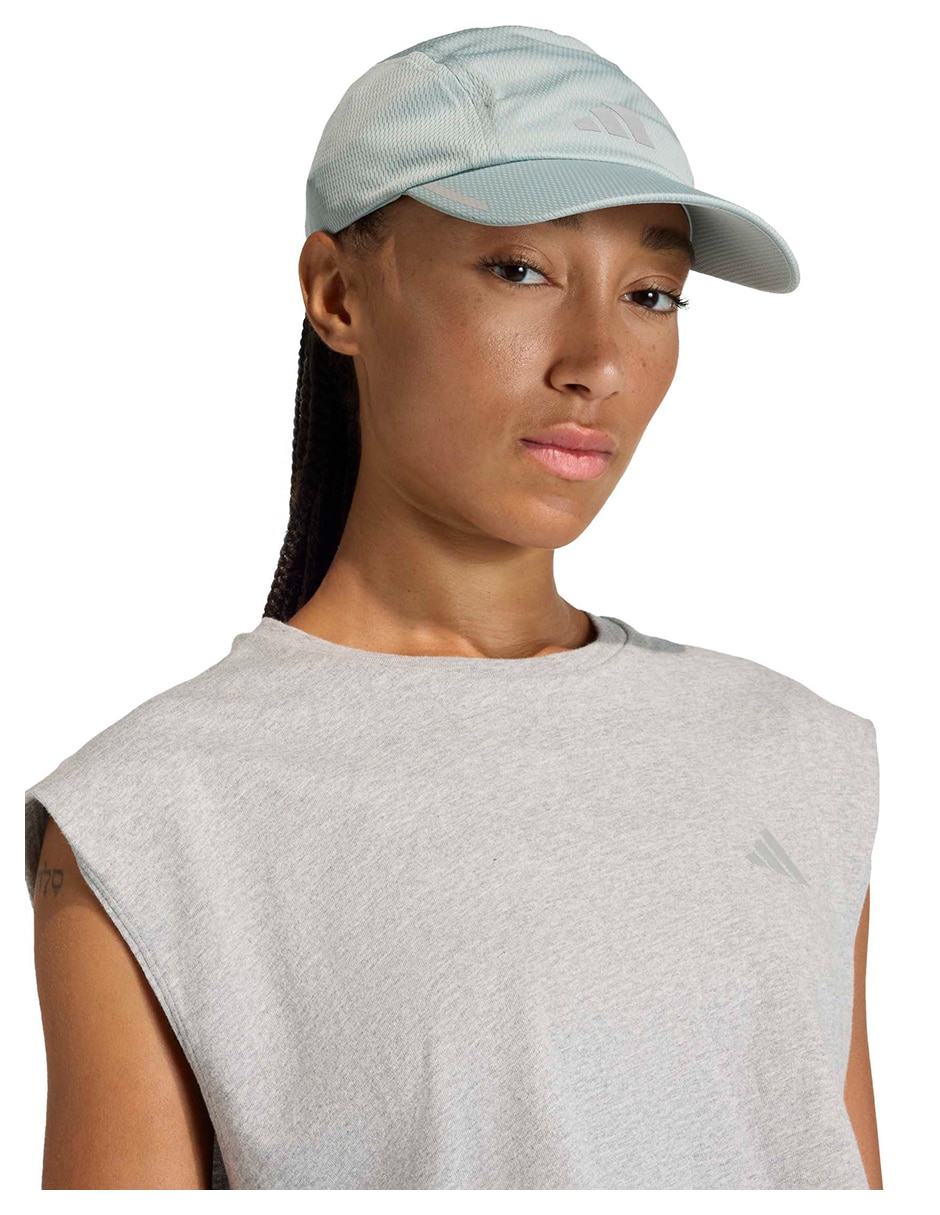 Gorra visera curva correa ajustable para correr adulto 6