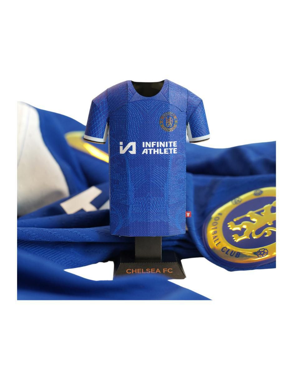 Figura de playera Chelsea Local 2024/25 Caja Locker de acero inoxidable 2