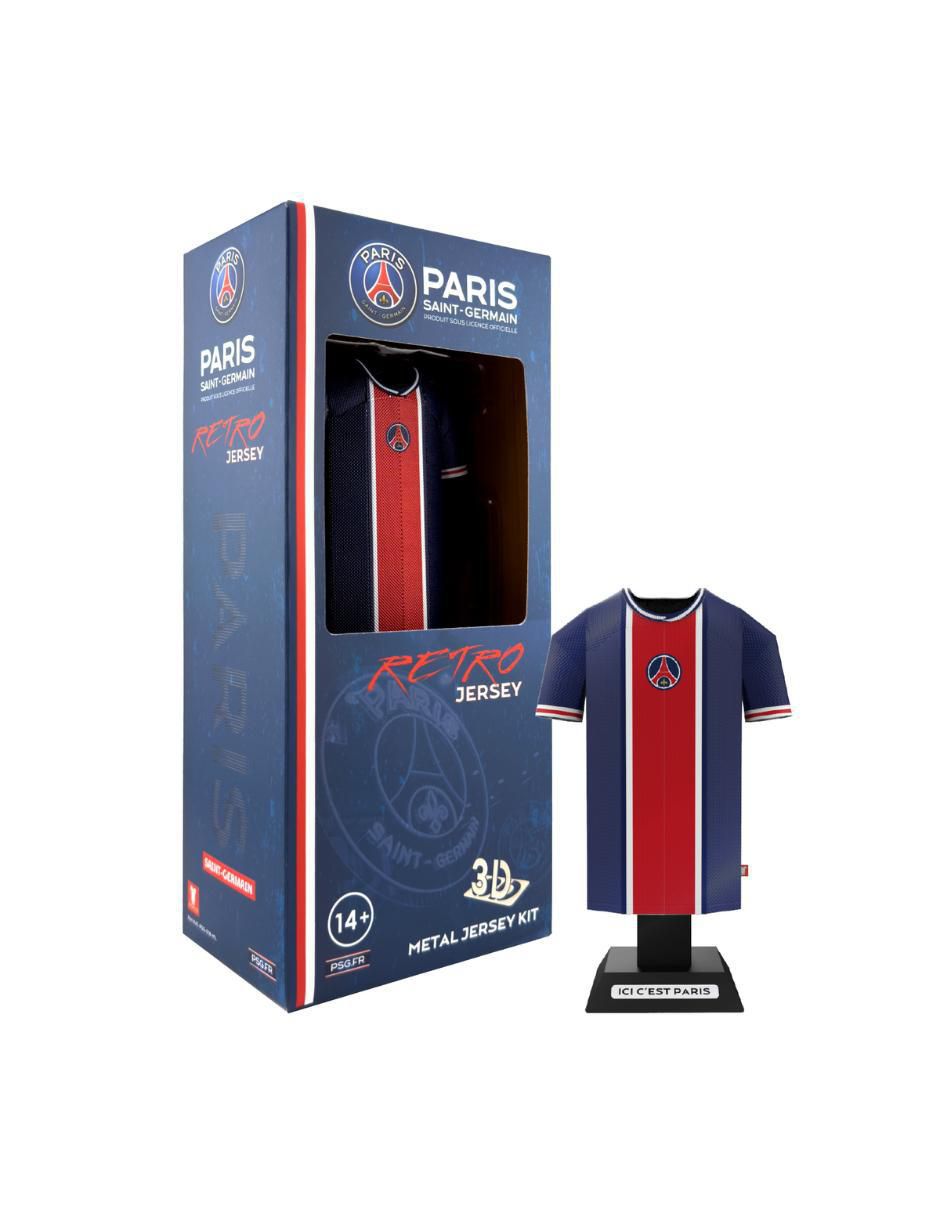 Figura de playera Paris SG Retro 1974 Locker de acero inoxidable