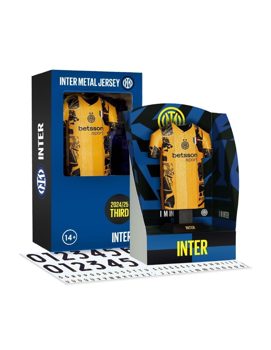 Figura de playera Inter Milan 3er Uniforme 2024/25 de acero inoxidable