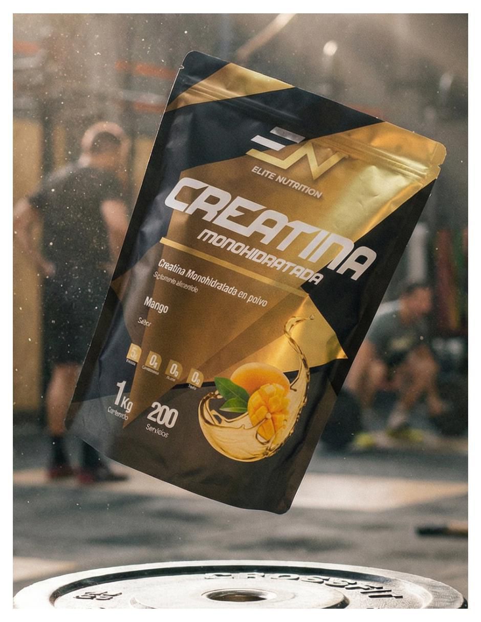 Creatina monohidratada sabor mango de 1 kg 3