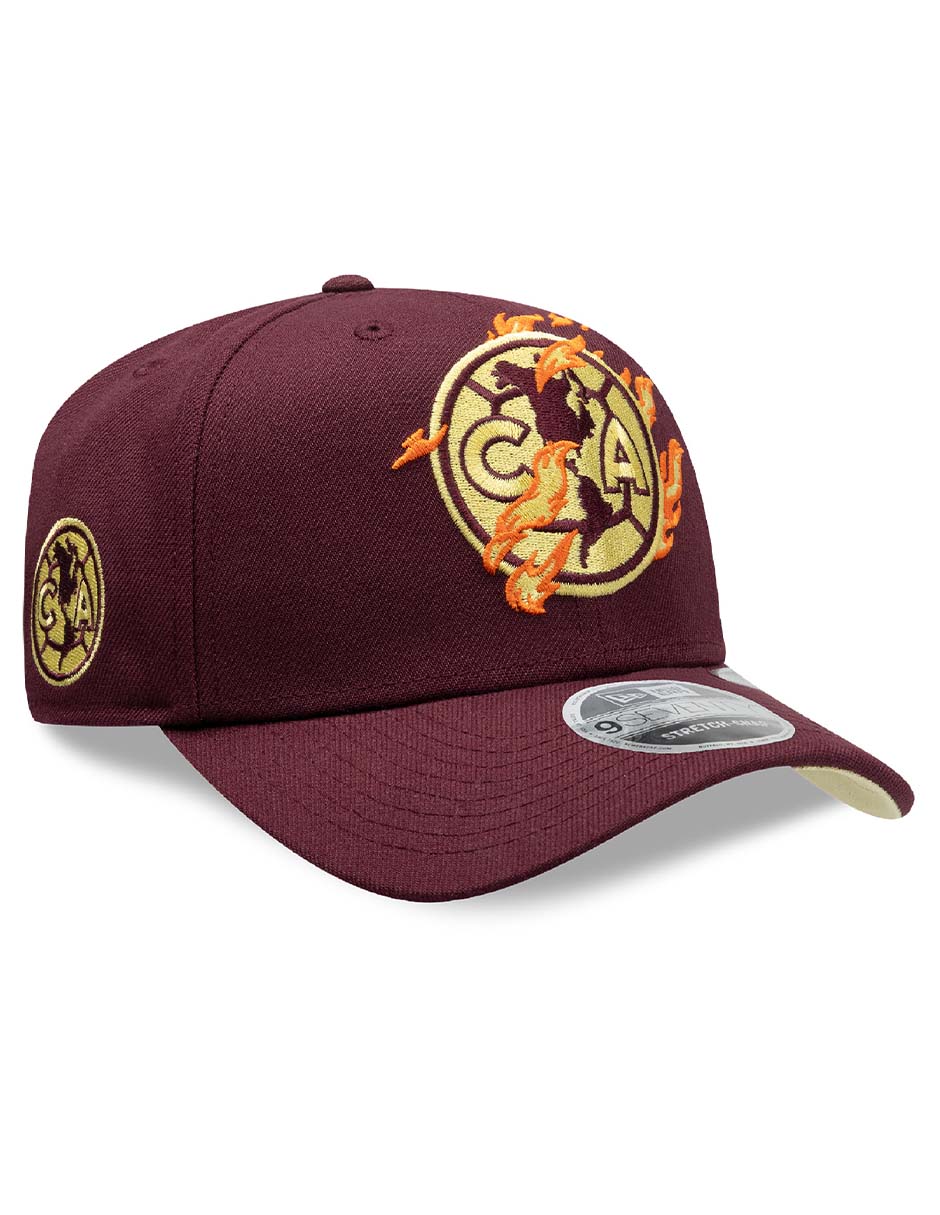 Gorra visera curva snapback para fútbol América Club América unisex 2