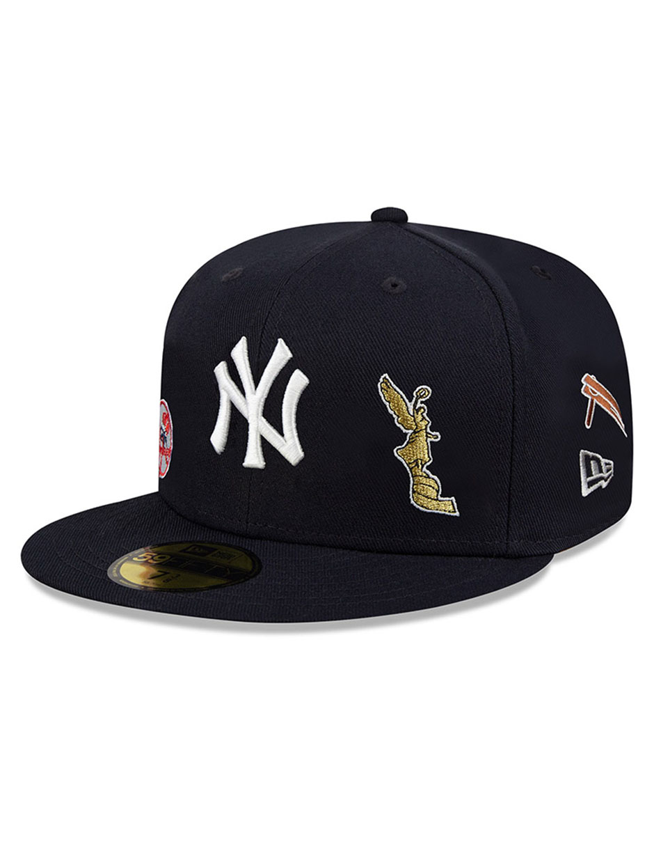 Gorra visera plana cerrada para béisbol City Element New York Yankees para adulto